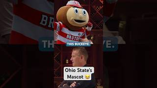 Confronting Kirk Herbstreit about Ohio State’s mascot 😂 🌰 collegefootball comedy [upl. by Yaras]