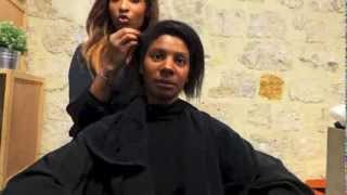 3 ème lissage cystemax sur cheveux Afro [upl. by Shanahan]