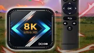 Tv Box DQ08 Android 13 RK2835 8k apresentação [upl. by Laekcim]