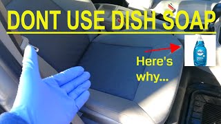 How to Clean cloth car seats at HOME Without Extractor [upl. by Kristan]