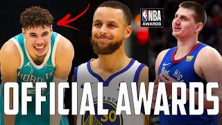 All OFFICIAL NBA 2020  2021 Awards MVP ROY DPOY etc [upl. by Asiar]