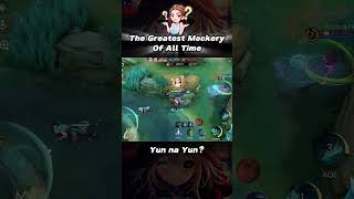 The Greatest Mockery of All time 😂😂😂 mobilelegends mobilelegendsbangbang mlbb shorts [upl. by Knowland]