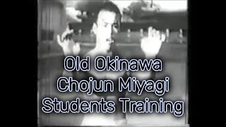 1940 Ryukyu no Fubutsu 琉球の風物 Students of Chojun Miyagi training in Old Okinawa [upl. by Kattie994]