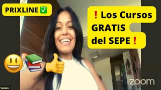 PRIXLINE ✅ Los Cursos GRATIS 🤑 del SEPE en España 🇪🇸 algunos te PAGAN por hacerlos 👍 😃 [upl. by Atilam]