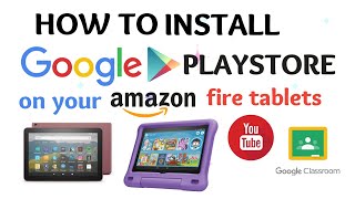 How to install Google playstore on your Amazon fire tabletsGet android on your Amazon fire tabs [upl. by Meadow]