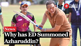 ED Summons ExCricket Captain Mohammed Azharuddin in Money Laundering Probe [upl. by Oterol821]