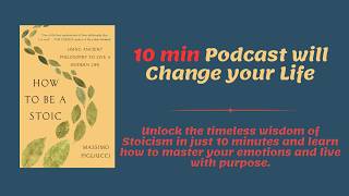 How to Live a Stoic Life by Massimo Pigliucci Life Changing Podcast [upl. by Annyrb]