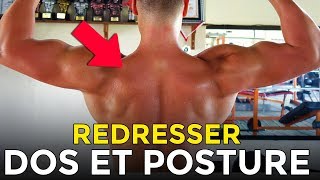 COMMENT REDRESSER SON DOS ET AMÉLIORER SA POSTURE AVEC CES EXERCICES [upl. by Imogen]