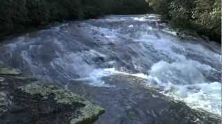 Riding Ford Falls Tuckasegee River Panthertown Valley Lake Toxaway NC [upl. by Yleik]