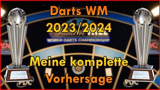 Meine komplette Vorhersage 🎯 Darts WM 2024 [upl. by Oxford]