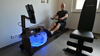 SPORTSTECH WRX1000 Waterrower Wasserrudergerät  Rudergerät aus Holz  Peloton Alternative [upl. by Aretahs]