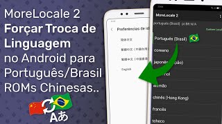 MoreLocale 2  Trocando Idioma do seu Android para Português Mesmo que não suportado [upl. by Rossi]