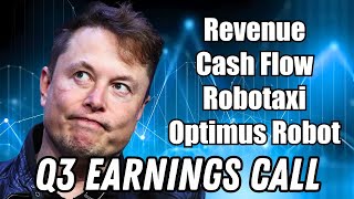 Live Tesla Q3 Earnings Recap Robotaxi QampA [upl. by Aivilys]