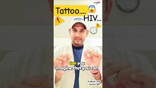 Does Tattoo cause HIV   tattoo se hiv kaise hota hai tattoo tatoo tattooideas shorts HIV yt [upl. by Munson]