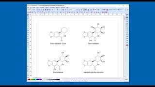 ChemSketch Creating a User Structure Template [upl. by Cantone538]