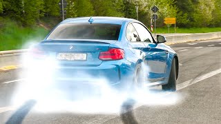 BEST OF Cars Leaving Nürburgring Tankstelle 2023  Burnouts Drifts Funny Moments Fails [upl. by Blondell]