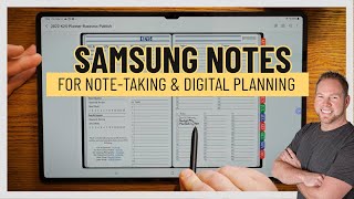 How to use Samsung Notes For Note taking and Planning [upl. by Ateerys]