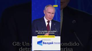 Putin relata cómo presionaron a Rusia en el G8 durante décadasputin rusia democracia eeuu g7 [upl. by Sothena]