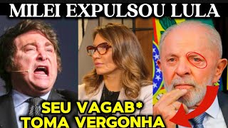 MILEI EXPUSA LULA BEBAD0 DE EVENTO E SOBROU PARA JANJA [upl. by Aiden]