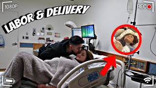 LABOR amp DELIVERY VLOG  OUR FIRST BABY [upl. by Wennerholn]