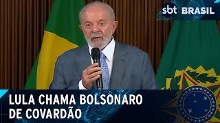 Lula chama Bolsonaro de covarde após falar sobre tentativa de golpe  SBT Brasil 180324 [upl. by Salokin]