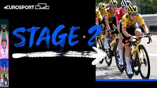 2022 Giro Donne  Stage 2 Highlights  Eurosport [upl. by Wyn]