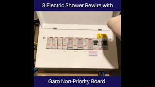 Rewiring 3 Electric Showers  Sparky Life [upl. by Hahn]