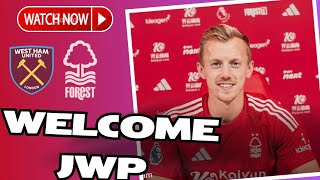 NOTTINGAM FOREST SIGN JAMES WARDPROWSE ON LOAN FROM WEST HAM UNITED [upl. by Tenneb610]