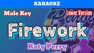 Firework by Katy Perry Karaoke  Male Key  Lower Version [upl. by Tito]