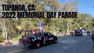 Topanga CA 2022 Memorial Day Parade Cuz Hippies are Better Than Hipsters ☮️ 🌈 ❤️ [upl. by Yelir]