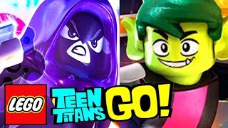 LEGO Dimensions TEEN TiTANS GO  BEAST BOY  RAVEN  STARFIRE  CYBORG  ROBIN Gameplay [upl. by Eleonore]