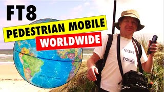 Pedestrian mobile FT8 Working the world [upl. by Gildea78]