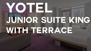 Yotel First Class Junior Suite King with Terrace  Room Walkthrough [upl. by Iblok628]