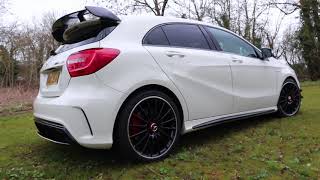 TUNED MERCEDES A45 AMG REVIEW [upl. by Blumenfeld]