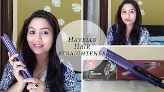 Havells hair straightener HS4101budget friendly straightener in IndiaSwati Rastogi [upl. by Annaehr]