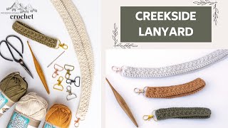 CROCHET LANYARD  Quick and Easy  Crochet Project for Beginners by Winding Road Crochet [upl. by Anairda]