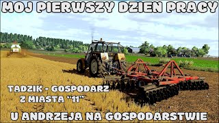 Tadzik  Gospodarz z Miasta quot11quot 😱Mój pierwszy dzień pracy u Andrzeja😱 🔥FS 22 😱 Polska Wieś [upl. by Eylsel]