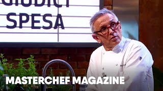 Chef Barbieri e Chef Locatelli a Due Giudici Una Spesa medaglie di salsiccia  MasterChef Magazine [upl. by Keare905]