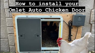 Unboxing and Installing an Omlet Automatic Chicken Coop Door Opener [upl. by Missi]