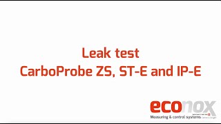 Leak test ZS ST E and IP E [upl. by Eelanaj]