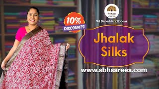 Jhalak Silk Saree Collections [upl. by Ardnikal872]