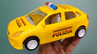 YELLOW COLOUR POLICE CAR  POLIZEI CAR  MODEL POLICE CAR toychannel [upl. by Ynagoham74]