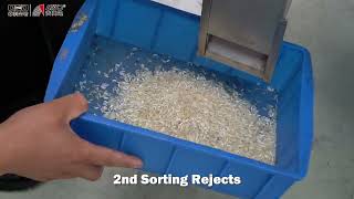 How to get the best quality rice AMD rice color sorter give you the answer [upl. by Yenattirb]