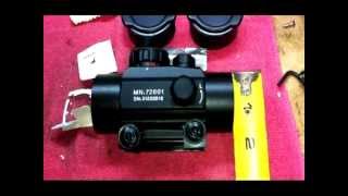 Part 1 of 2 Centerpoint Tactical RedGreen Dot Scope Review Model No 72601 [upl. by Reiche]