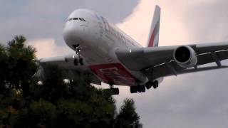 Emirates A380 landing in Toronto on RWY 23 [upl. by Annekahs278]