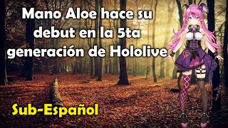 Mano Aloe hace su debut en la 5ta generación de Hololive SubEspañol Hololive VTuber [upl. by Fowler]