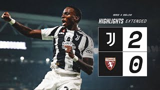 EXTENDED HIGHLIGHTS  Juventus 20 Torino  Weah amp Yildiz Goals  Derby della Mole is ours [upl. by Boffa]