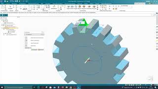 Zahnrad erstellen CADSolid Edge [upl. by Giark]