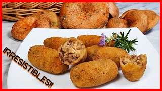 Croquetas de Setas🍄 Níscalos  Receta y TRUCOS para Todo Tipo de Setas 👌 [upl. by Akit804]