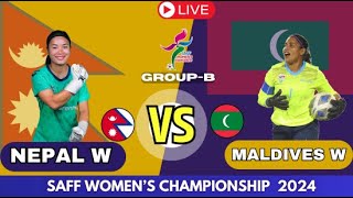 NEPAL VS MALDIVES  SAFF WOMENS CHAMPIONSHIP 2024  NEP VS MDV PREMATCH ANALYSIS [upl. by Atilegna]